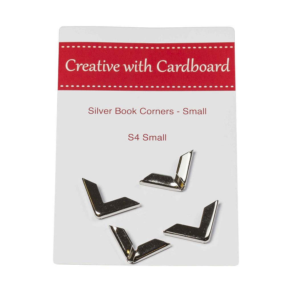 CWC-S4 Small, 4 Silver Book Corners Small