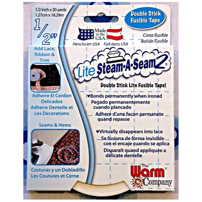 Lite Steam-A-Seam 2 Fusible Web 1/2 inch Tape