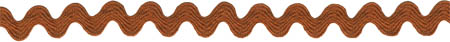 Rust Ric Rac (0.375", 9mm) - 24 YDS