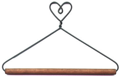 027807, Ackfeld Hanger Dowel 7.5" with one Heart