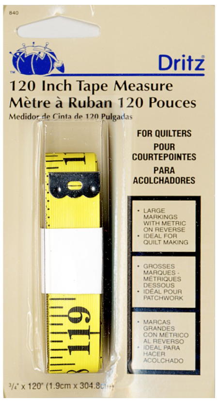 TAPE MEASURE 120" YELLOW 