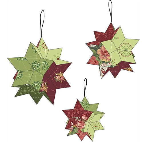 MORAVIANSTAR-COMBO, Moravian Star by Paper Pieces®, Pattern + Paper Pieces