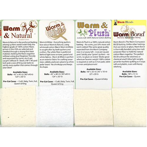 Warm Company Color Card Battings