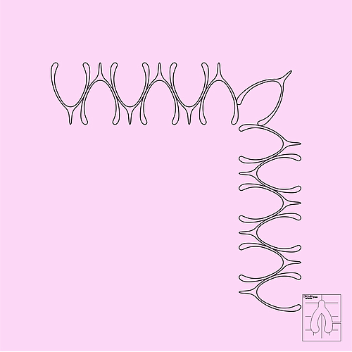 DT-DMQWBSET-HS, Wishbone Templates by DM Quilting, 4pc set. Sizes: 2″, 2.5″, 3.5″ & 4.5″