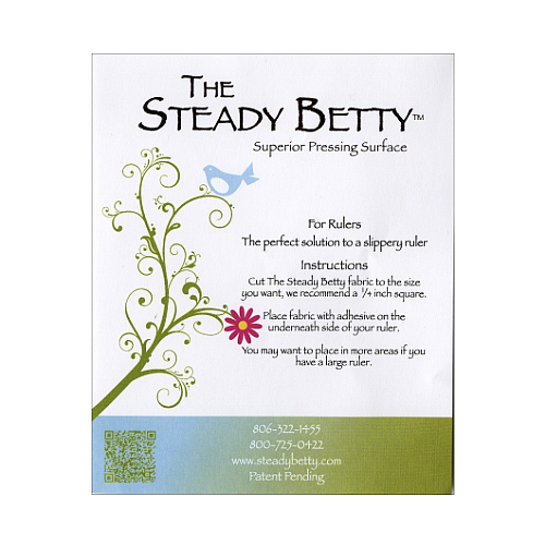 STBRB12, Steady Betty for Rulers, 4-1/2” x 1/4”