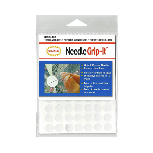 CNC60319, Needle Grip-It, Flexible Self-Adhesive Dots n(70 per pack)
