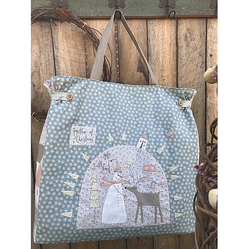 Together At Christmas Carpet Bag, by Anni Downs (Hatched and Patched)