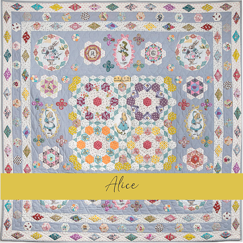 Alice Quilt - Paper and Template Pack ¼" Seam, by Karen Cunningham