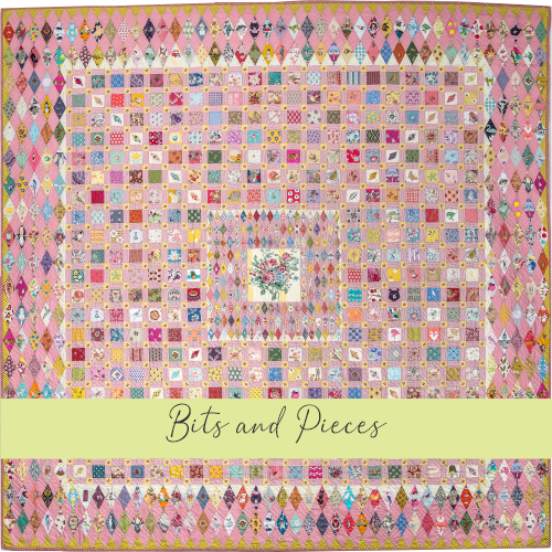 Bits and Pieces - Template Set ¼" Seam, by Karen Cunningham