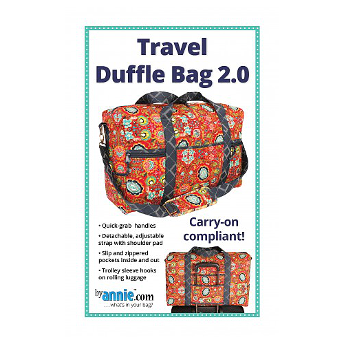 PBA203-2, Pattern, Travel Duffle Bag 2.0 (English) ByAnnie