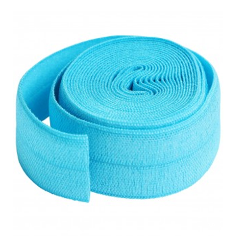 SUP211-2-PARROT BLUE, Fold over Elastic Parrot Blue (20mm, 2 yard package) ByAnnie