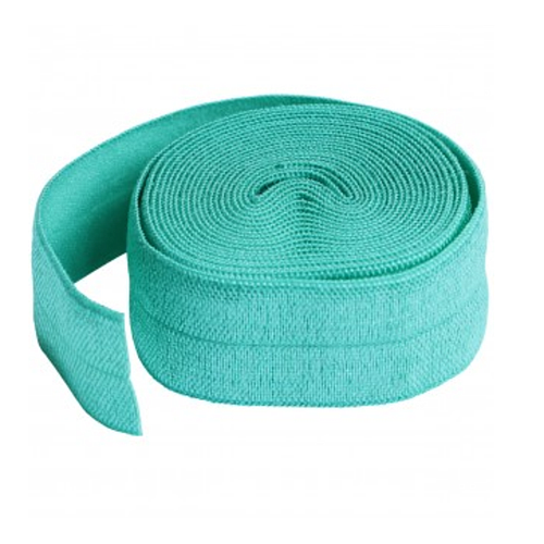 SUP211-2-TURQUOISE, Fold over Elastic Turquoise (20mm, 2 yard package) ByAnnie
